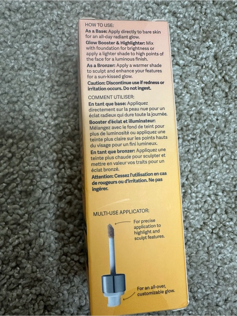 NIB Sacheu Liquid Glow STAY-N All-Day Illuminator in 02 Gold Apricot $20